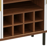Fluted Wine Bar Cabinet | OROA