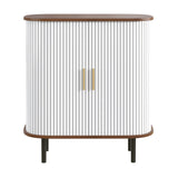 Fluted Wine Bar Cabinet | OROA