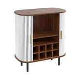 Fluted Wine Bar Cabinet | OROA