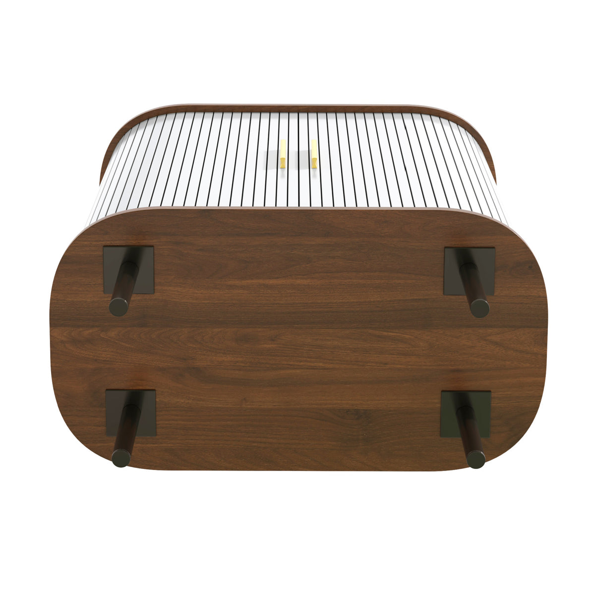 Fluted Wine Bar Cabinet | OROA