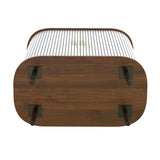 Fluted Wine Bar Cabinet | OROA