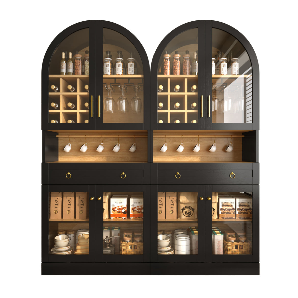 Mid-Century Coffee Bar Cabinet | OROA