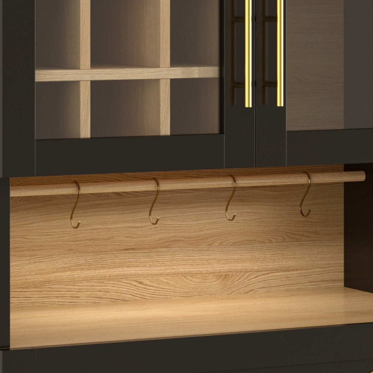 Mid-Century Coffee Bar Cabinet | OROA