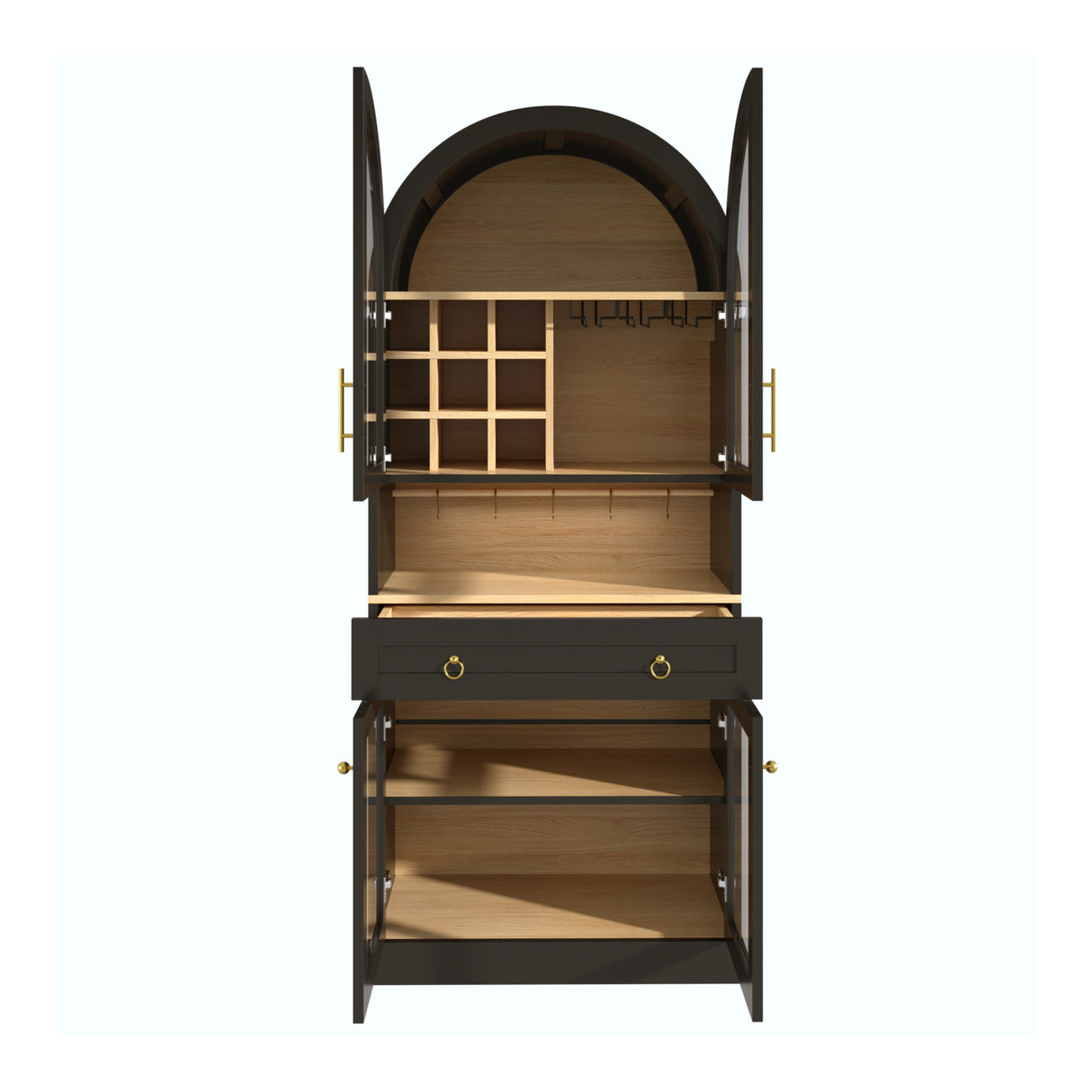 Mid-Century Coffee Bar Cabinet | OROA
