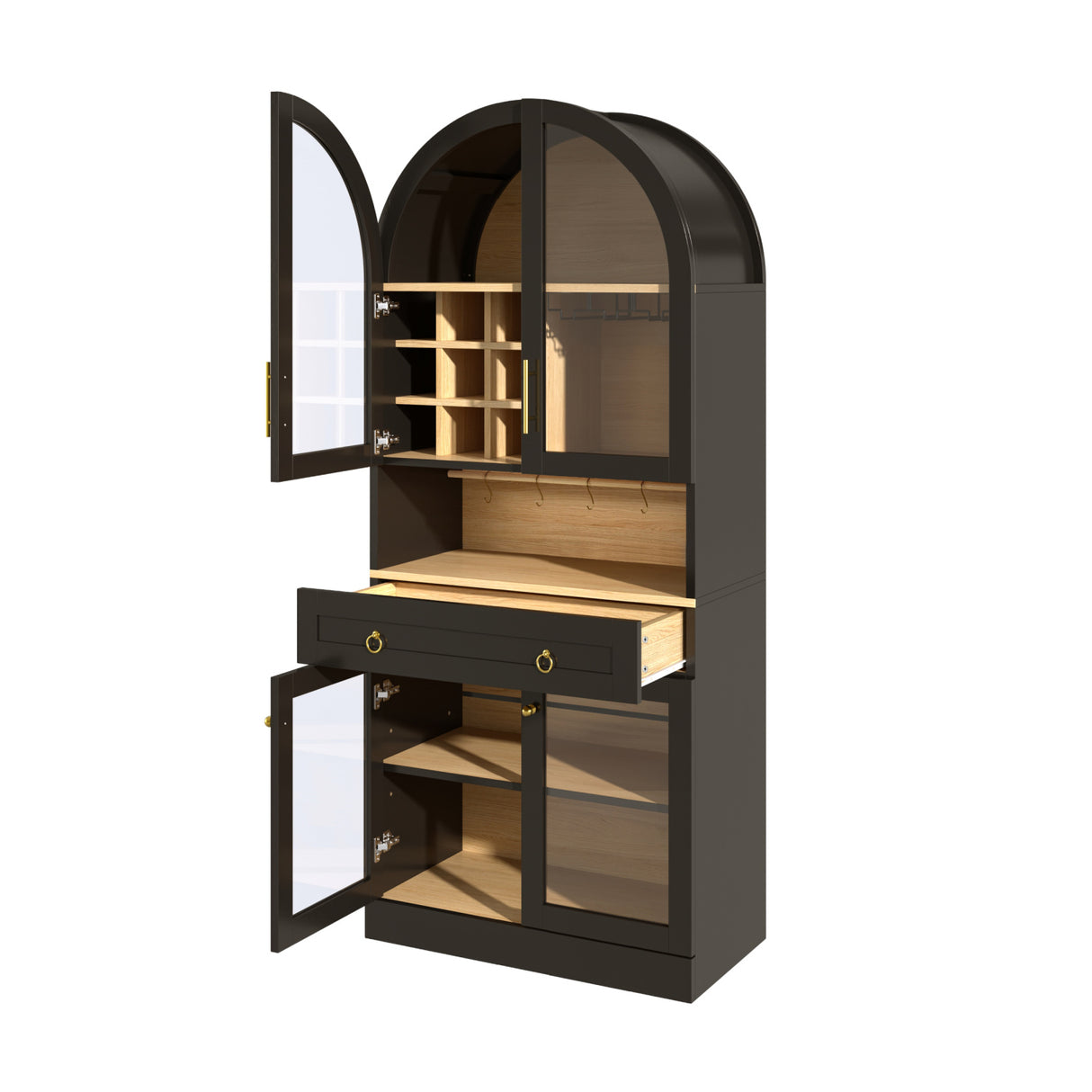 Mid-Century Coffee Bar Cabinet | OROA
