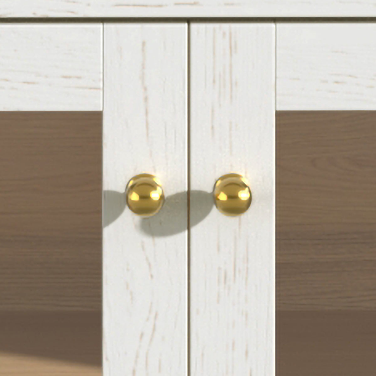 Modern European furniture - Mid-Century White Coffee Bar Cabinet - www.oroa.com