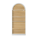 Modern European furniture - Mid-Century White Coffee Bar Cabinet - www.oroa.com