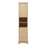 Modern European furniture - 67.7" Freestanding Bathroom Wood Cabinet - www.oroa.com