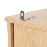 Modern European furniture - 67.7" Freestanding Bathroom Wood Cabinet - www.oroa.com