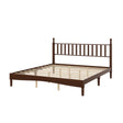 Modern European furniture - Walnut King Size Wood Bed - www.oroa.com
