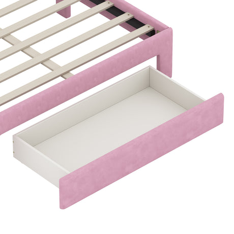 Full Size Upholstered Rainbow Design Bed | OROA Kids