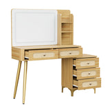 Natural Vintage Makeup Vanity | OROA
