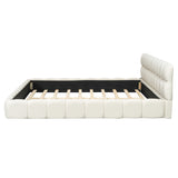 White Upholstered King Bed | OROA