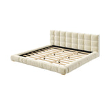 Modern Velvet Upholstered King Bed | OROA