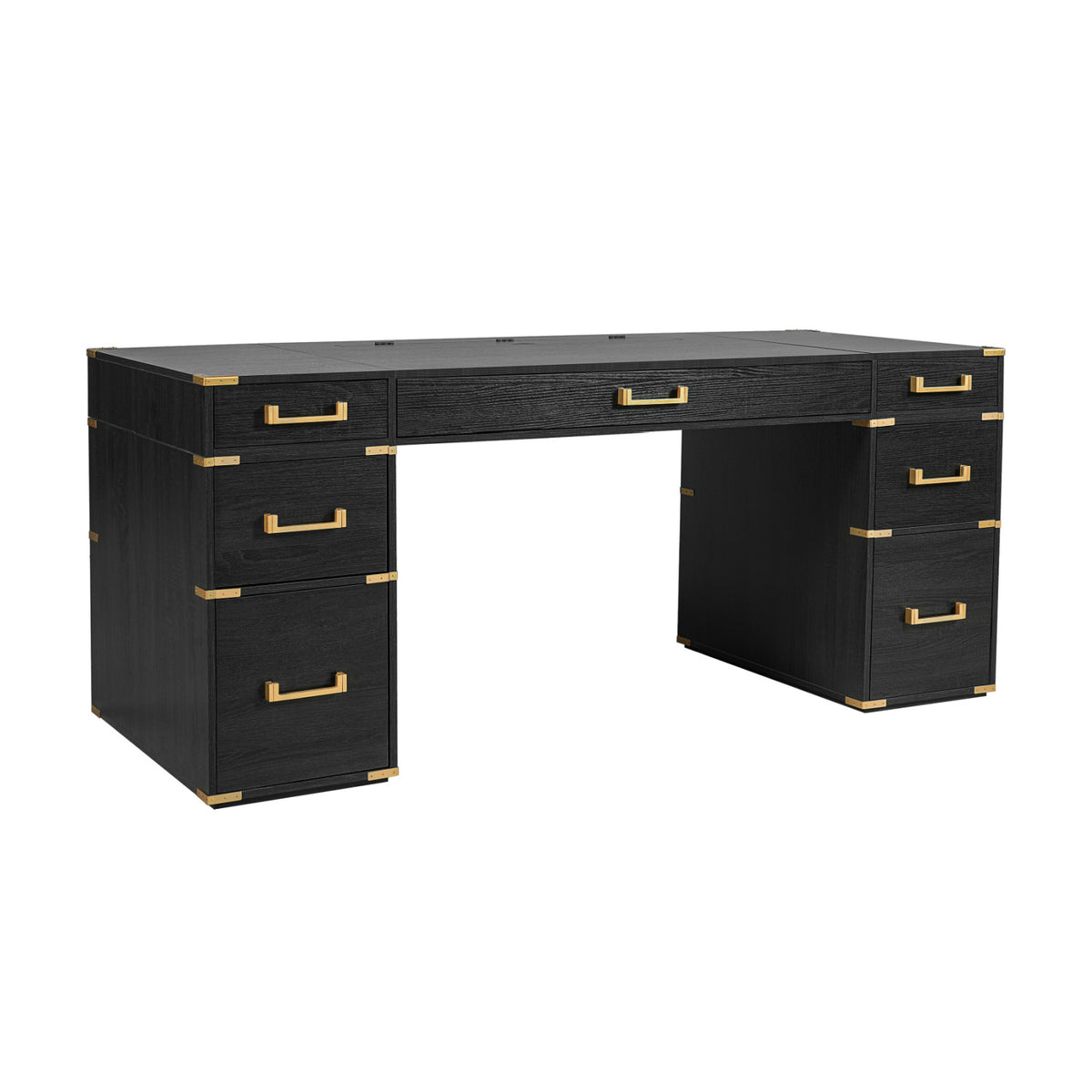 Modern European furniture - Traditional Executive Home Office Desk - www.oroa.com