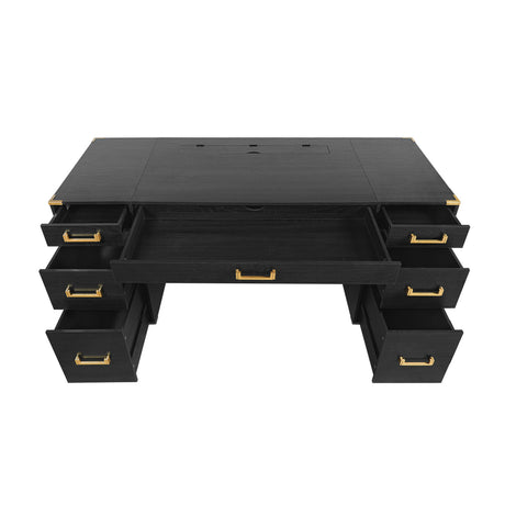 Modern European furniture - Traditional Executive Home Office Desk - www.oroa.com