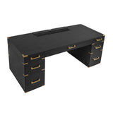 Modern European furniture - Traditional Executive Home Office Desk - www.oroa.com