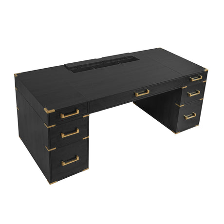 Modern European furniture - Traditional Executive Home Office Desk - www.oroa.com