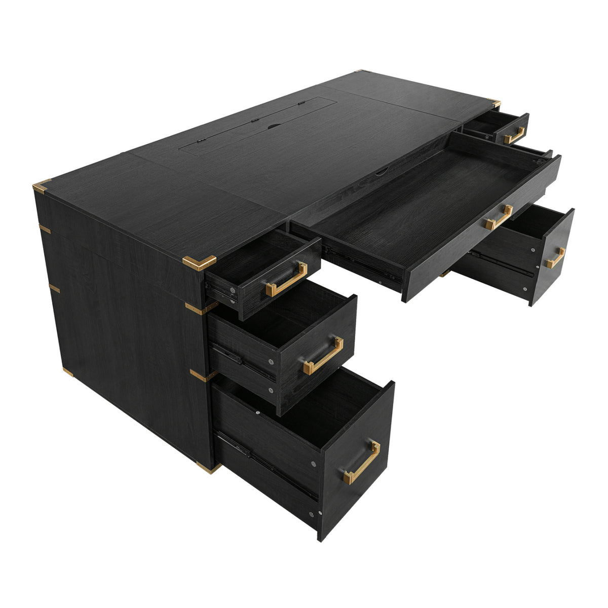 Modern European furniture - Traditional Executive Home Office Desk - www.oroa.com
