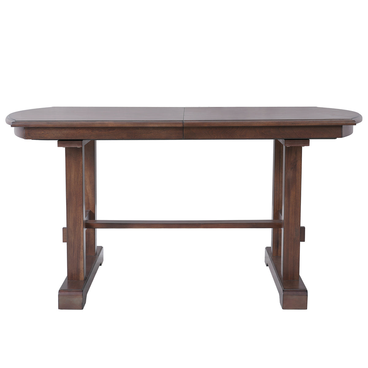 Modern European furniture - Extendable Farmhouse Wooden Dining Table - www.oroa.com
