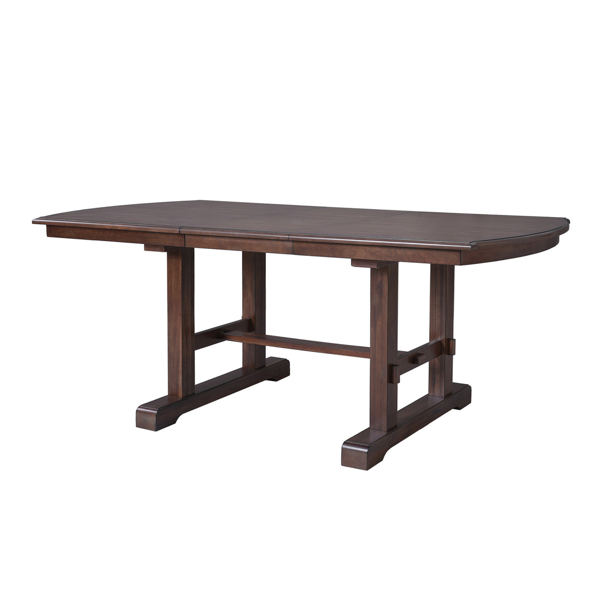 Modern European furniture - Extendable Farmhouse Wooden Dining Table - www.oroa.com