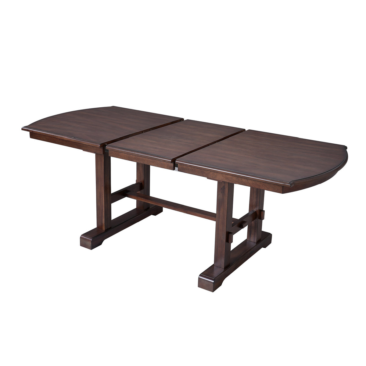 Modern European furniture - Extendable Farmhouse Wooden Dining Table - www.oroa.com