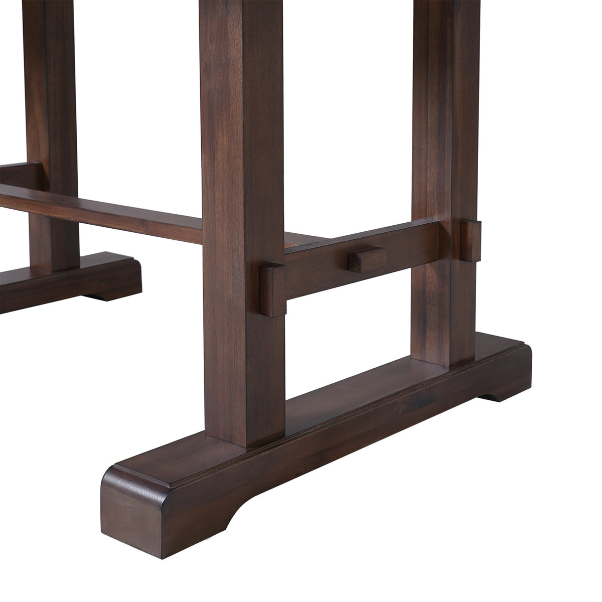 Modern European furniture - Extendable Farmhouse Wooden Dining Table - www.oroa.com
