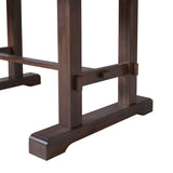 Modern European furniture - Extendable Farmhouse Wooden Dining Table - www.oroa.com