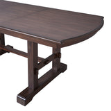 Modern European furniture - Extendable Farmhouse Wooden Dining Table - www.oroa.com