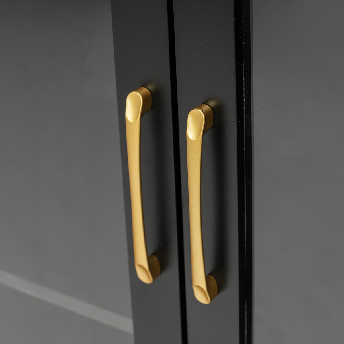 Wine Bar Cabinet with Glass Doors | OROA