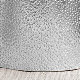 Silver Metal Side Tables (2) | OROA