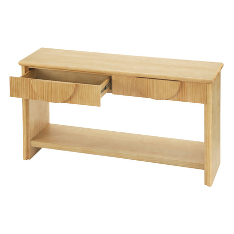 Soft Modern Fluted Console Table | OROA