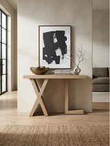 Modern European furniture - Modern X-Frame Console Table - www.oroa.com