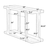 Minimalist Modern Console Table by OROA