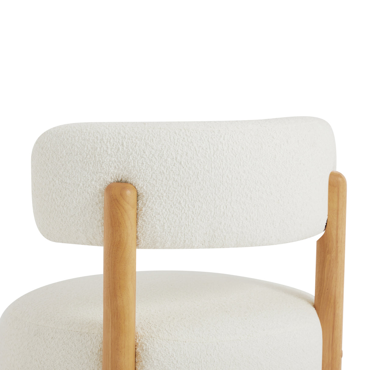 Modern Farmhouse Armless Upholstered Accent Chair | OROA