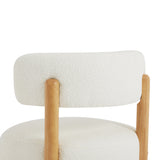 Modern Farmhouse Armless Upholstered Accent Chair | OROA