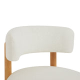 Modern Farmhouse Armless Upholstered Accent Chair | OROA