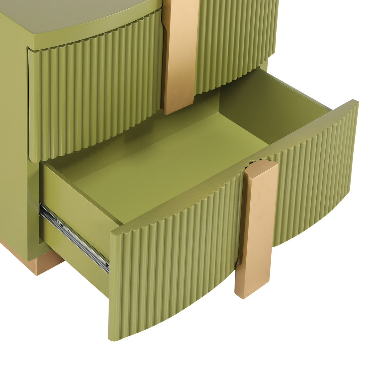 Modern European furniture - 2-Drawer Modern Nightstand - www.oroa.com
