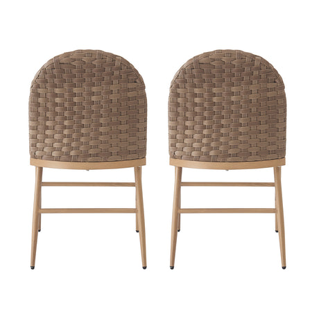 Beige Upholstered Dining Chairs (2) | OROA