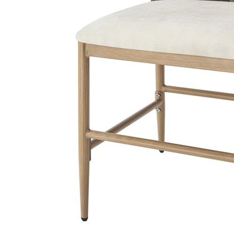 Beige Upholstered Dining Chairs (2) | OROA
