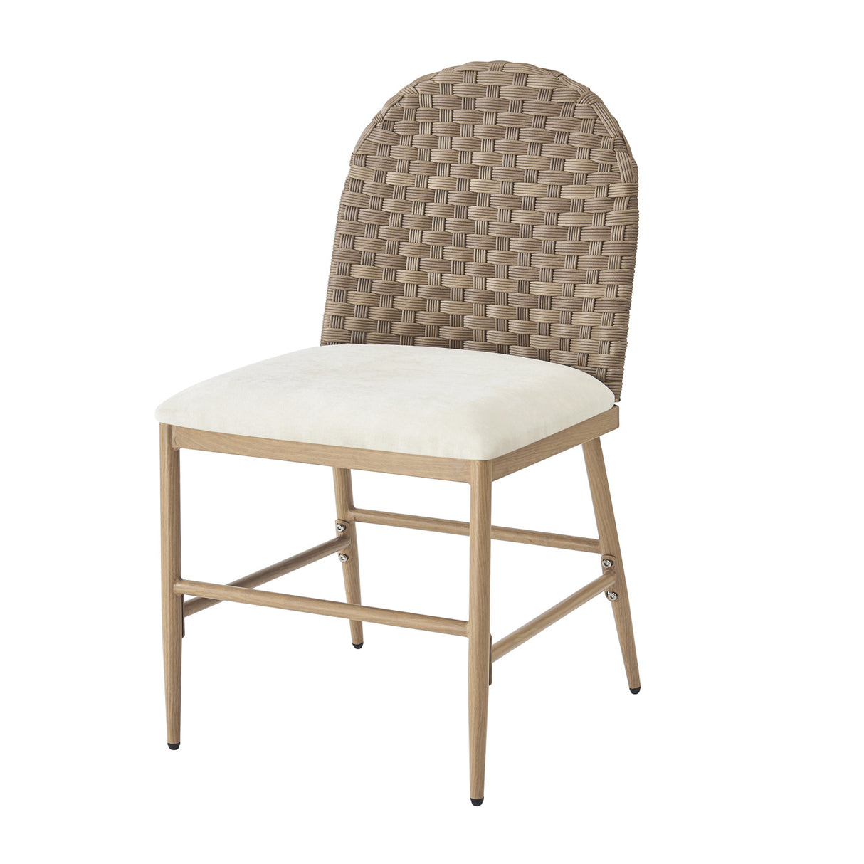 Beige Upholstered Dining Chairs (2) | OROA