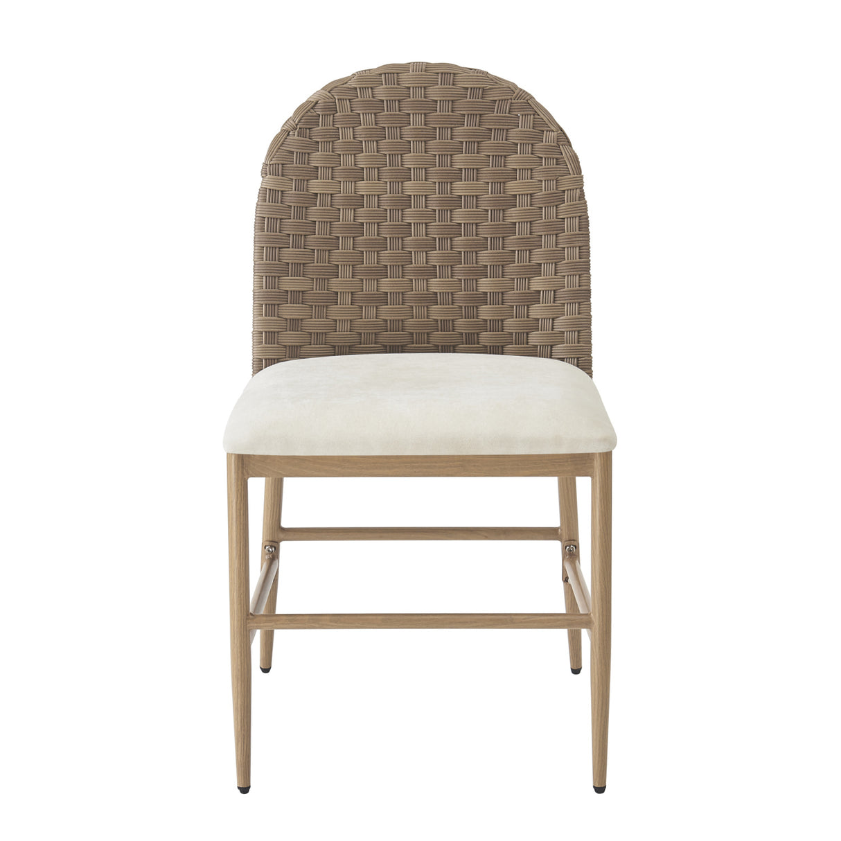 Beige Upholstered Dining Chairs (2) | OROA