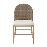 Beige Upholstered Dining Chairs (2) | OROA