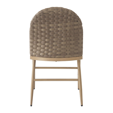 Beige Upholstered Dining Chairs (2) | OROA