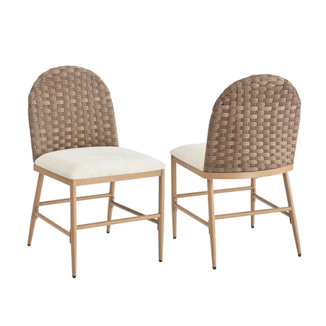 Beige Upholstered Dining Chairs (2) | OROA