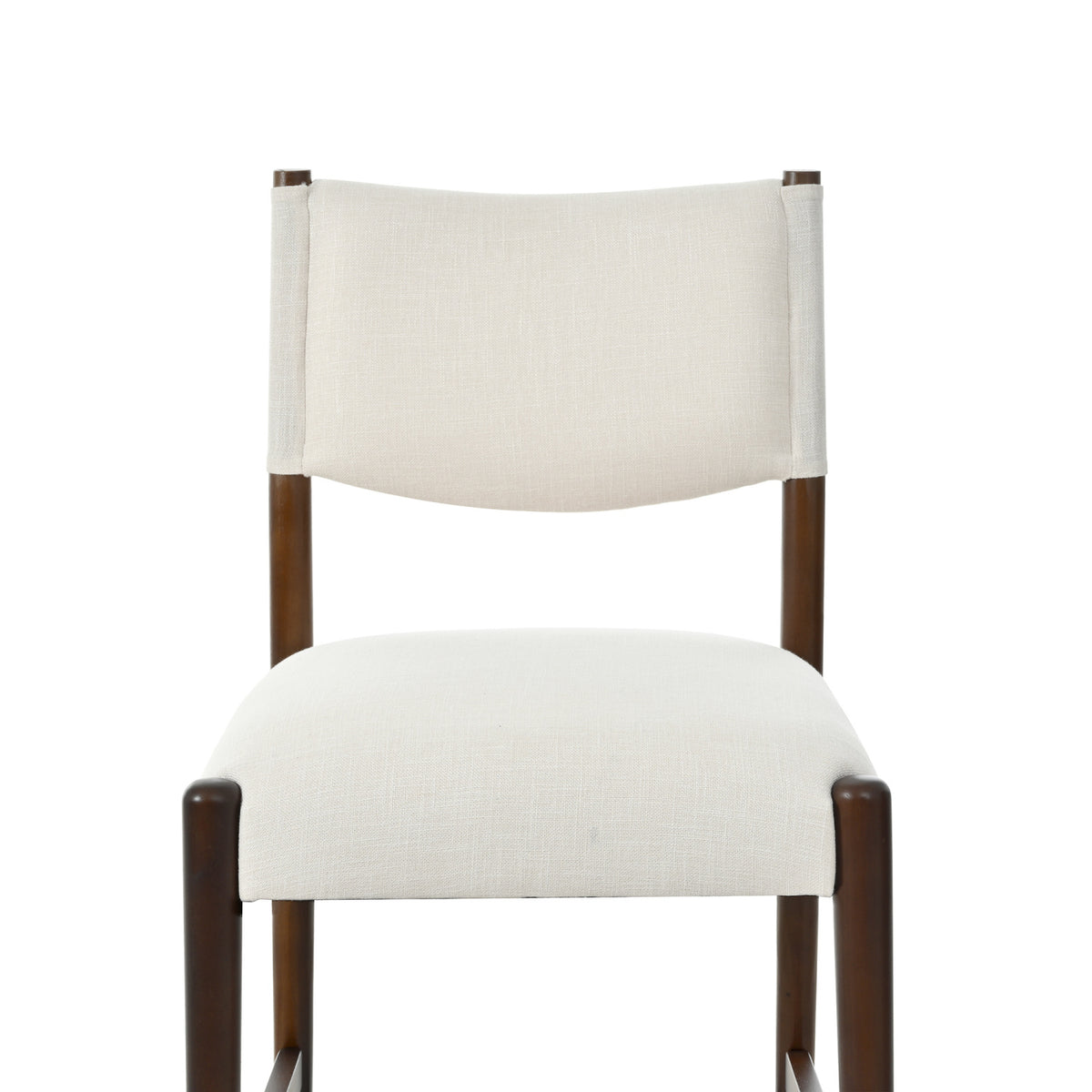 Solid Wood Beige Barstools (2) | OROA