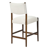 Solid Wood Beige Barstools (2) | OROA