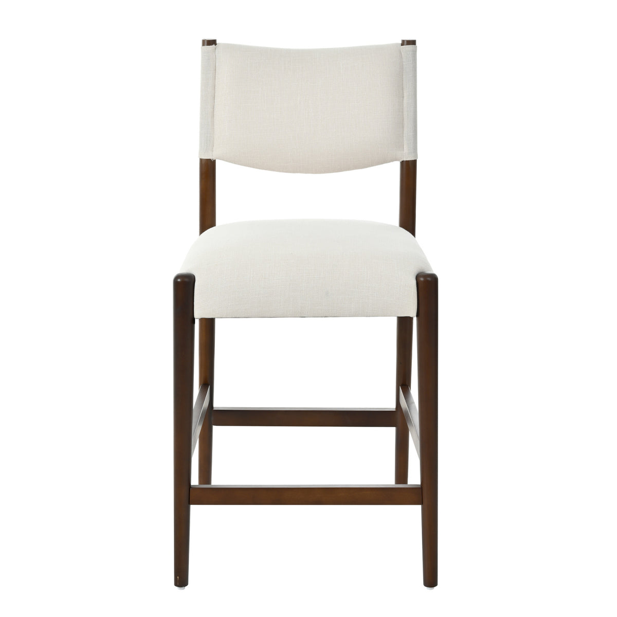 Solid Wood Beige Barstools (2) | OROA