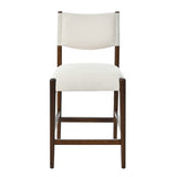Solid Wood Beige Barstools (2) | OROA