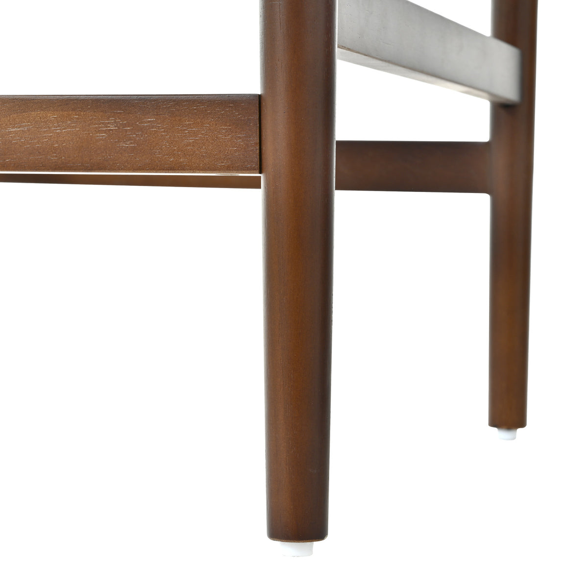 Solid Wood Beige Barstools (2) | OROA